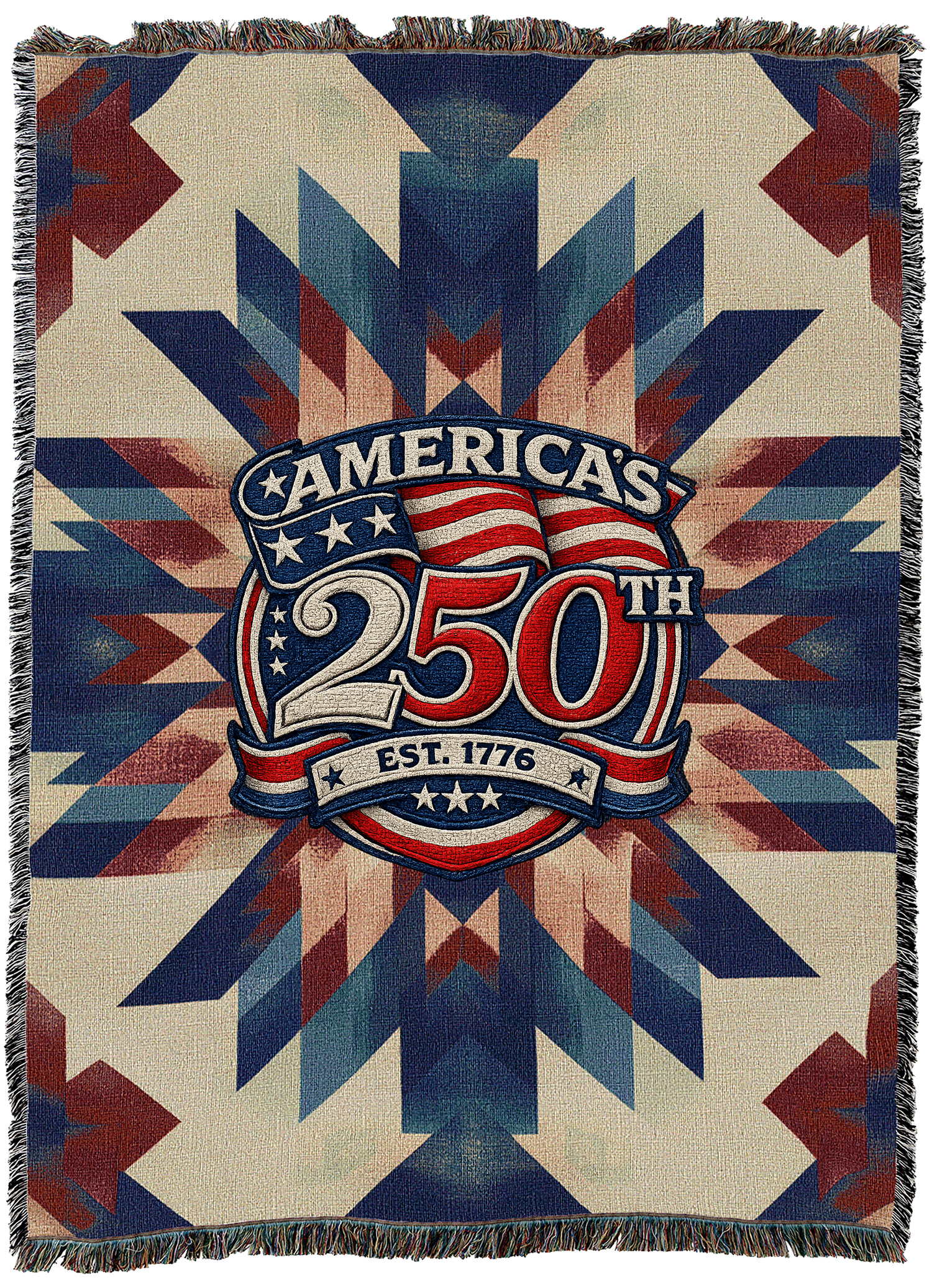 Americas 250th Barn Quilt Mockup 72x54