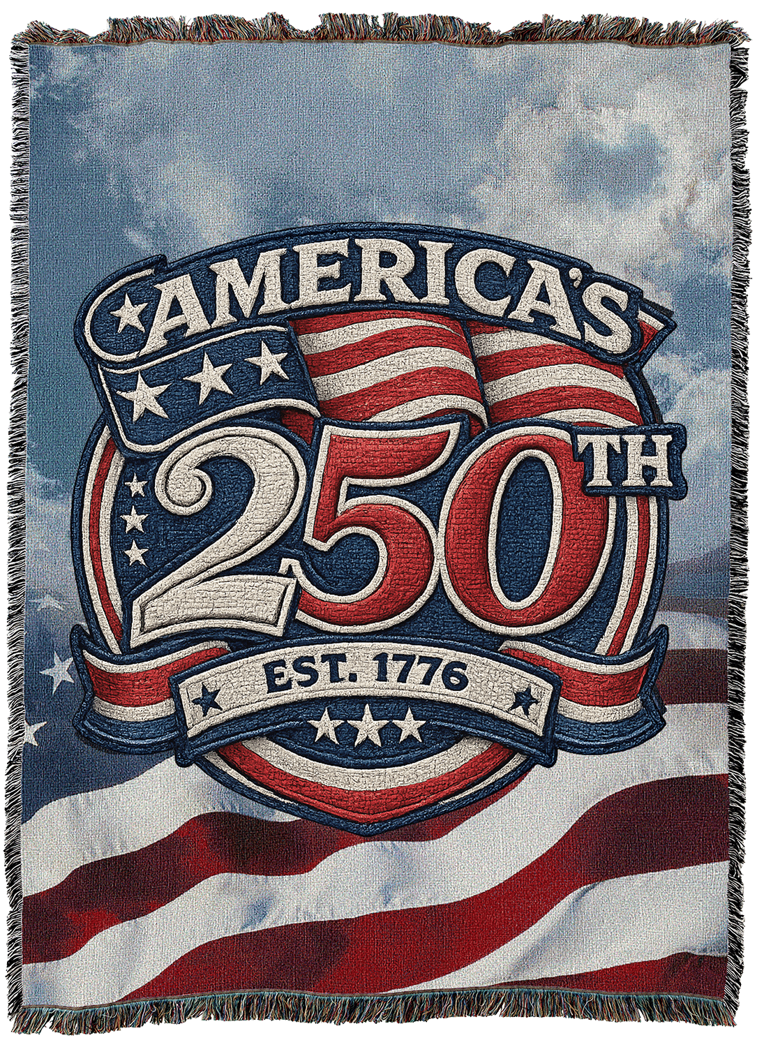 Americas 250th Round Mockup 72x54
