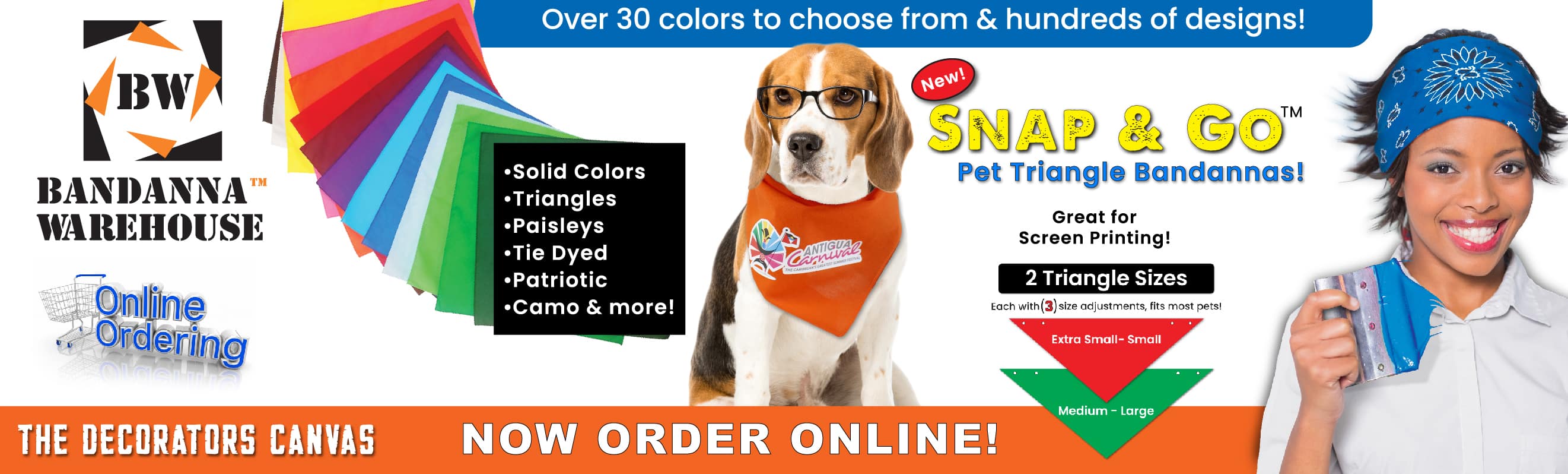 bandanna warehouse 2024 shopify header