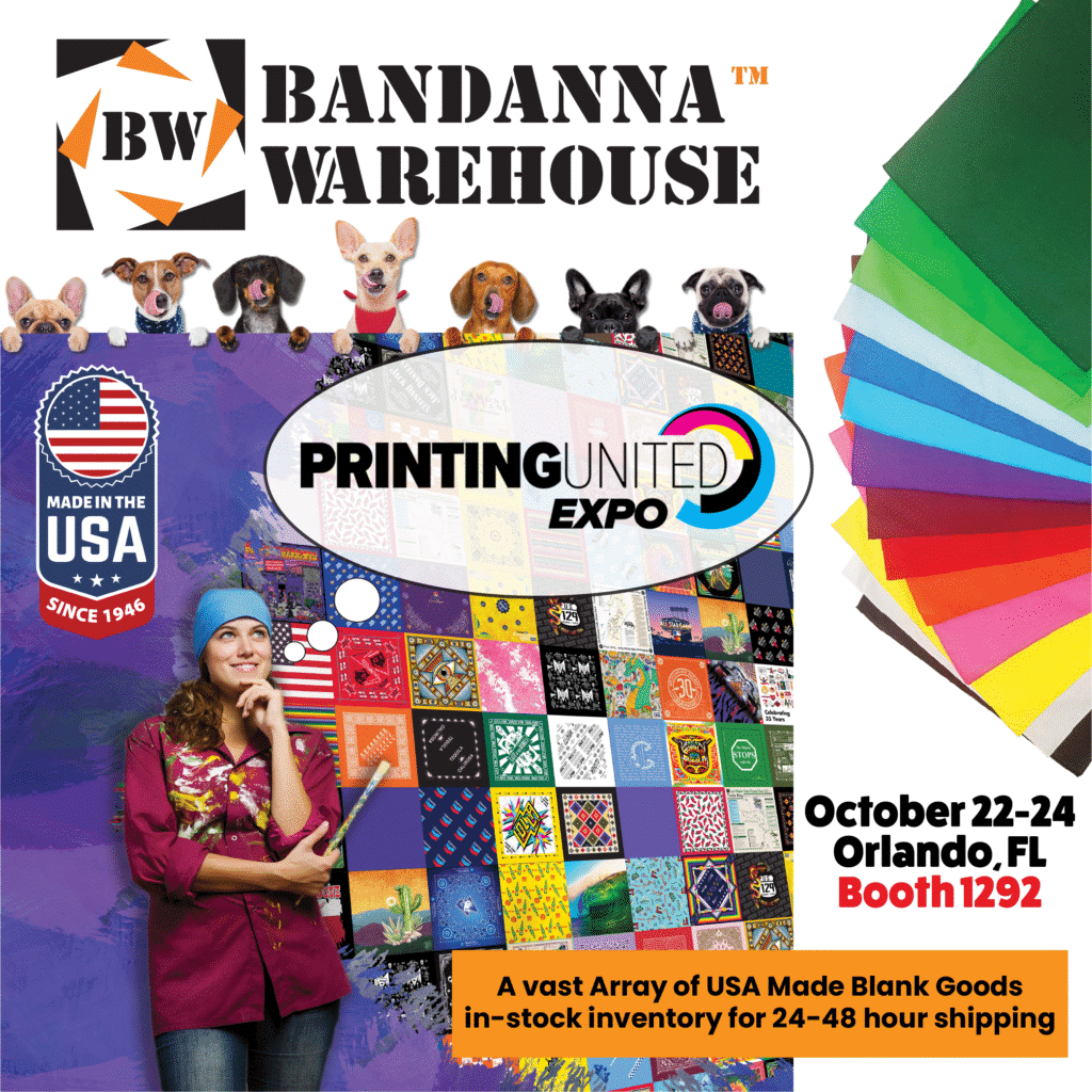 Printing United Expo - Orlando - Bandanna Warehouse